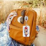 Pounchi Soot Sprite Retractable Badge Reels (2 Pack) with Cute Name Tag Badge Holder (2 Pack) Cute Anime ID Badge Holders Nursing Badge Reel Badge Clip Gifts for Teens Kids