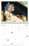 2026 Anime Life Wall Calendar by Kaleidoscope Artisan – A Year of Captivating Anime Art with Holidays (Classic Mid-Fold, Large 11”x17” Display Size)