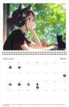 2026 Anime Life Wall Calendar by Kaleidoscope Artisan – A Year of Captivating Anime Art with Holidays (Classic Mid-Fold, Large 11”x17” Display Size)