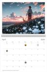 2026 Anime Life Wall Calendar by Kaleidoscope Artisan – A Year of Captivating Anime Art with Holidays (Classic Mid-Fold, Large 11”x17” Display Size)