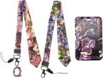 Kawaii Anime Card Holder with 2 Lanyards