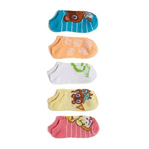 Nintendo womens Animal Crossing 5 Pack No Show Casual Sock, Yellow Stripe Multi, 9 11 US
