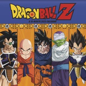 2025 Dragon Ball Z Wall Calendar Adventure