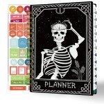 Skull Queen 2025 Academic Planner with Stickers