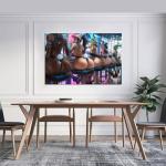Butt Bunny Anime Girls Cleavage Fishnets Heels Leotard Poster Decorative Painting Canvas Wall Art Living Room Posters Bedroom Painting 16x24inch(40x60cm)