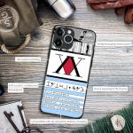 Hunter HxH License Anime Unique Glossy Phone Case for iPhone 13, Manga Aesthetics Art Glass Lightweight Slim Protective Shell