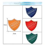 Ximimark 4 PCS 4 Colors Personality Prefect Letter Cartoon Enamel Metal Pin Jewelry Fashion Badge Brooch Women Men Set Pins Gift