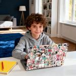 Pounchi Spy Anime Stickers (200 Pcs) Cute Anime Stickers Merchandise Gifts for Party Supplies Decorations Laptop Water Bottle Vinyl Stickers for Teens Kids