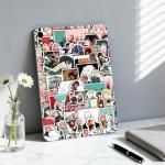 Pounchi Spy Anime Stickers (200 Pcs) Cute Anime Stickers Merchandise Gifts for Party Supplies Decorations Laptop Water Bottle Vinyl Stickers for Teens Kids