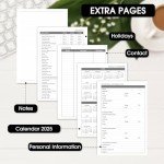 Skull Queen 2025 Academic Planner with Stickers