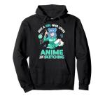 Just A Girl Who Loves Anime and Sketching Drawing Art Pullover Hoodie