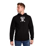 Bioworld One Piece Monkey D. Luffy Men's Black Long Sleeve Hooded Sweatshirt-Large