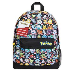 Pokemon Backpack for Kids Teens Boys Girls Pikachu Anime Bookbag Daypack Bag School Sports Gifts for Kids (Multi AOP)