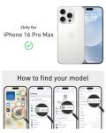 FEWGEY Silicone Phone Case for iPhone 16 Pro Max Compatible with Magsafe, White Kyoto Cute Anime Japanese Design Magnetic Shock Proof Heavy-Duty Protection for Men Boys Women Girls
