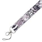 Pinstant Junji Ito Tomie Uzumaki Japanese Horror Manga 17.7" Neck Lanyard Keychain Holder ID Badge Mobile Phone Pin Strap