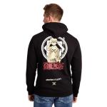 Bioworld One Piece Monkey D. Luffy Men's Black Long Sleeve Hooded Sweatshirt-Large