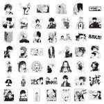 102 Cool Mixed Anime Vinyl Stickers Set
