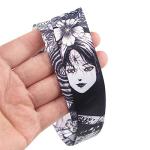 Pinstant Junji Ito Tomie Uzumaki Japanese Horror Manga 17.7" Neck Lanyard Keychain Holder ID Badge Mobile Phone Pin Strap