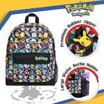 Pokemon Backpack for Kids Teens Boys Girls Pikachu Anime Bookbag Daypack Bag School Sports Gifts for Kids (Multi AOP)