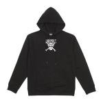 Bioworld One Piece Monkey D. Luffy Men's Black Long Sleeve Hooded Sweatshirt-Large