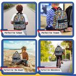 Pokemon Backpack for Kids Teens Boys Girls Pikachu Anime Bookbag Daypack Bag School Sports Gifts for Kids (Multi AOP)