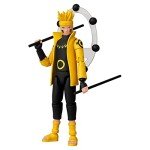 BANDAI Anime Heroes Naruto Action Figure Naruto Sage of Six Paths | 17cm Naruto Figure with Extra Hands and Accessories | Naruto Shippuden Anime Figure Action Figures for Boys and Girls