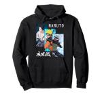 Naruto Shippuden Kanji 3-Panel Pullover Hoodie