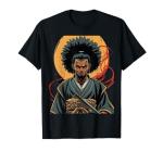 Afro Samurai Anime Bushido Warrior T-Shirt