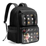 Prokva Ita Bag Pin Display Backpack with Insert, Kawaii Ita Backpack for Anime Cosplay, Black (Empty Bag Only, Patent Design)