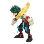 MHA Izuku Midoriya Figure MHA Statue, 11cm Fighting Pose Midoriya Izuku Figure Model 1/7 Scale Anime Figurine Collectible Display Decoration