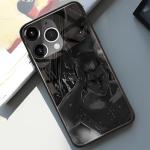 Akatxezy Eren and Attack-Titan Anime Glossy Phone Case, Tempered Glass Silicone Cover, Iconic Manga Character for iPhone 13