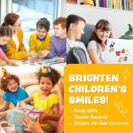 Cute Stickers for Kids - Kawaii Water Bottle Stickers for Teens - 108pc Sticker Pack - Waterproof Vinyl Stickers for Water Bottles, Scrapbook, Laptops, Etc.