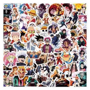 200PCS Cartoon Character Jujutsu Anime Kaisen Stickers Kids Stickers Pack Cartoon Demon Anime Slayer Dragon and Ball Deals for Kids Teens Waterproof Vinyl Laptop Sticker for Party Décor School Reword