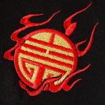 HaiZi XiHuan Streetwear Men's Dragon Embroidered Heavyweight Graphic Hoodies Japanese Techwear baggy Anime Hoodie (Black,M)