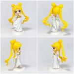 2Pcs Anime Sailor Moon Tsukino Usagi Chiba Mamoru Unique Wedding Dress Satsuki Model Toy Gift Action Figure 10CM PVC