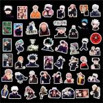 50Pcs Manga Jujutsu Kaisen Stickers Mixed Pack Hot Cartoon Anime Stickers Decorative Sticker for Kids Teens Adults Waterproof Sticker for Water Bottle Laptop (Zs)