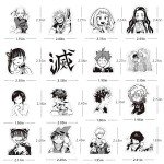 102 Cool Mixed Anime Vinyl Stickers Set