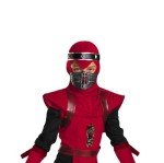 Shadow Ninjas Night Fury Red Viper Ninja Deluxe Boys Costume, 10-12