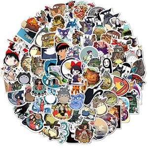 100Pcs Janpanese Anime Cartoon Sticker for Kids, Cute Cartoon Waterproof Vinyl Stickers for Adult Teen Girl Water Bottle Laptop Phone Computer Guitar Notebook Skateboard Scrapbook Helmet