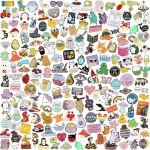 SINCCO 20/40/50 PCS Cute Enamel Backpack Pins, Funny Enamel Pins Bulk Set Cool Button Pins Aesthetic Brooch Lapel Pins Anime for Backpacks, Jackets, Hats, Kids, Girls