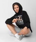 Pininerr Anime Hoody for Men Teen Boys-Classic Long Sleeve Casual Sweatshirt Black