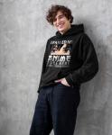Pininerr Anime Hoody for Men Teen Boys-Classic Long Sleeve Casual Sweatshirt Black