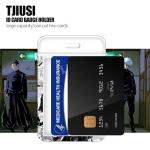 TJIUSI Anime Lanyard with Retractable Badge Reel and Funny Cartoon ID Badge Holder(with Anime Keychain) 4PCS Set Swivel Clip Alligator Badge Reel for Nurses Student Teacher Women Men