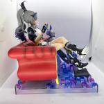 RZAHUAHU H-I Star Rail Silver Wolf Figure Game Anime 1/6 PVC Figurines Action Play Model 9.05 Inches