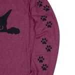 Black Cat Shirt for Women Cat Mom Graphic Tee Shirts Cat Shirt Long Sleeve Pullover Tops