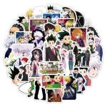 Hunter Anime Hunter Stickers,Hot Japanese Anime Stickers for Kids,50Pcs Kids Manga Sticker Pack,Cartoon Characters Stickers Manga Decorative Waterproof Decals for Laptop,Phone Case(HH)