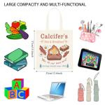 TSOTMO Calcifer's Bed & Breakfast Tote Bag Anime Lover Gift for Women Mother Best Friend (Calcifer's tote)