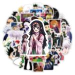 Hunter Anime Hunter Stickers,Hot Japanese Anime Stickers for Kids,50Pcs Kids Manga Sticker Pack,Cartoon Characters Stickers Manga Decorative Waterproof Decals for Laptop,Phone Case(HH)
