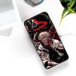 Akatxezy Sukuna JJK Best Creativity Design Anime Phone Case, Manga Design Pattern Cover for Anime Fans, Soft Silicone Shell for iPhone 12