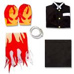 Kochou Cosplay Costume Full Set - Red S